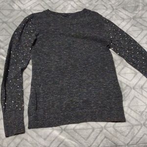 Express gem grey sweater